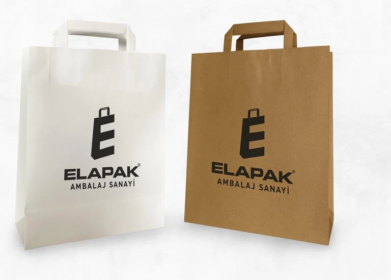 Elapak Flat (Düz) Saplı Çanta